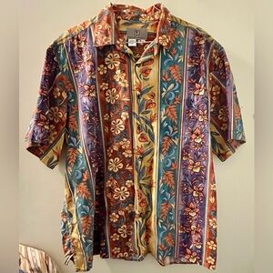 Floral Multicolor Men's XXL Casual Shirt the Territory Ahead